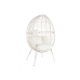 Chaise de jardin DKD Home Decor 90 x 65 x 151 cm Métal rotin synthétique Blanc