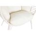 Chaise de jardin DKD Home Decor 90 x 65 x 151 cm Métal rotin synthétique Blanc