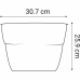 Саксия EDA 77,3 x 30,7 x 25,9 cm Антрацит Тъмно сив Пластмаса Овален Модерен