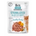 Krmivo pre mačky Brit Care Sterilized Fillets in Gravy Rabbit Králik 85 g