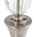 Lampada da tavolo Bianco Argentato Lino Metallo Cristallo Ferro 40 W 220 V 30 x 30 x 67 cm