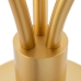 Настольная лампа Позолоченный Металл Стеклянный Железо Hierro/Cristal 28 W 220 V 240 V 220 -240 V 22 x 22 x 70 cm