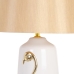 Galda lampa Balts Bronza Kokvilna Keramika 60 W 220 V 240 V 220-240 V 32 x 32 x 43 cm