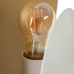 Lampe de bureau Blanc Doré Fer 60 W 220 V 240 V 220-240 V 30 x 17,5 x 46 cm
