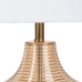 Tischlampe Gold Leinen Metall Eisen 40 W 220 V 30 x 30 x 47 cm