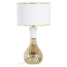 Stolna svjetiljka Bijela zlatan Lan Keramika 60 W 220 V 240 V 220-240 V 32 x 32 x 45,5 cm