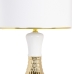 Bordlampe Hvid Gylden Hør Keramik 60 W 220 V 240 V 220-240 V 32 x 32 x 45,5 cm