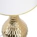 Настольная лампа Белый Позолоченный лён Керамика 60 W 220 V 240 V 220-240 V 32 x 32 x 45,5 cm