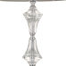 Stolná lampa Striebristý Sklo 60 W 220 V 240 V 220-240 V 32 x 32 x 57 cm