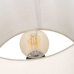 Bordlampe Hvid Gylden Bomuld Metal Krystal Kobber Jern 40 W 220 V 240 V 220-240 V 35 x 35 x 63 cm