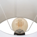 Lampada da tavolo Dorato Lino Metallo Ferro 40 W 220 V 30 x 30 x 47 cm