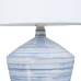 Lámpara de mesa Azul Blanco Cerámica 40 W 220 V 240 V 220-240 V 30,5 x 30,5 x 44,5 cm