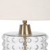 Stolní lampa Bílý Zlatá Bavlna Kov Sklo mosaz Železo 40 W 220 V 240 V 220-240 V 16 x 16 x 36 cm