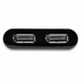 DisplayPort Cable USB 3.0 Startech Black (Refurbished A)
