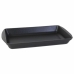 Serving Platter Inde Cast Iron Black 50 x 30 x 6,5 cm (2 Units)