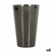 Mixing container Inde Stainless steel Black Cocktail 50 cl (6 Units)