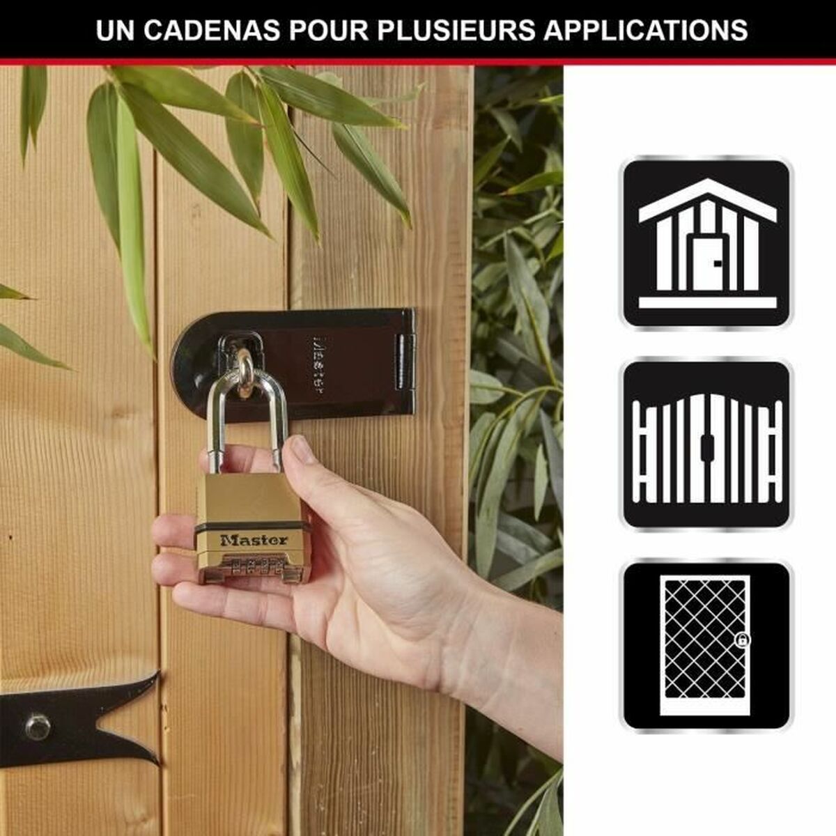 Combination padlock Master Lock Zinc