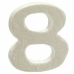 Čísla Čísla 8 polystyren 2 x 15 x 10 cm (12 kusů)