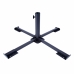 Base pour parapluie Aktive 86 x 34 x 86 cm Черен Метал (2 броя)