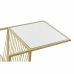 Tijdschriftenrek DKD Home Decor Spiegel Gouden Metaal (48 x 35 x 71 cm)