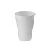 Σετ επαναχρησιμοποιήσιμων ποτήριων Algon Πλαστική ύλη Λευκό 15 Τεμάχια 330 ml (24 Μονάδες)