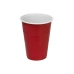 Σετ επαναχρησιμοποιήσιμων ποτήριων Algon Πλαστική ύλη Κόκκινο 10 Τεμάχια 450 ml (x18)