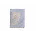 Baby blanket Bear Embroidery Blue Double