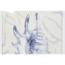 Glezna Home ESPRIT Vidusjūra Gliemežvāks 45 x 2,5 x 60 cm (4 gb.)