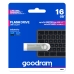 USB stick GoodRam FLASHDRIVE Zilverkleurig 16 GB