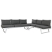 Dīvāns un galda komplekts Home ESPRIT Metāls 130 x 68 x 65 cm