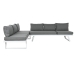 Sofa og spisebordssæt Home ESPRIT Metal 130 x 68 x 65 cm