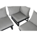 Sofa og bordsett Home ESPRIT Aluminium 227 x 159 x 64 cm