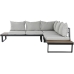 Kavč in miza komplet Home ESPRIT Aluminij 227 x 159 x 64 cm