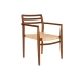 Židle DKD Home Decor Kaštanová Béžový Přírodní 50 x 56 x 86 cm