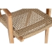 Židle s područkami DKD Home Decor Béžový Přírodní 55 x 60 x 85 cm