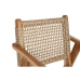 Sedia con Braccioli DKD Home Decor Beige Naturale 55 x 60 x 85 cm