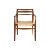 Kėdė DKD Home Decor Ruda Rusvai gelsva Natūralus 50 x 56 x 86 cm