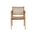 Kėdė su atrama DKD Home Decor Rusvai gelsva Natūralus 55 x 60 x 85 cm