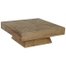 Stolić za dnevni boravak Home ESPRIT Smeđa borovina 100 x 100 x 36 cm
