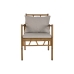 Tafel met vier stoelen Home ESPRIT Aluminium 160 x 90 x 75 cm (5 Onderdelen)