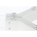 Mesa de Jantar DKD Home Decor Branco Transparente Cristal Madeira MDF 160 x 90 x 75 cm