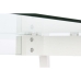 Mesa de Jantar DKD Home Decor Branco Transparente Cristal Madeira MDF 160 x 90 x 75 cm