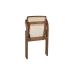 Krzesło do Jadalni DKD Home Decor Ceimnobrązowy Rattan Vintage Wiąz (45 x 45 x 79 cm)