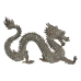 Figură Decorativă DKD Home Decor Dragon Rășină Geam (52 x 13.5 x 31 cm)