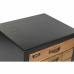 Chest of drawers DKD Home Decor Fir Natural Black Vintage (47 x 38 x 77 cm)