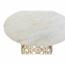 Centrālais galds DKD Home Decor Balts Bronza Metāls Marmors 76 x 76 x 43 cm