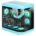 Caja Semitorre ATX Mars Gaming MC-3T  Azul Negro