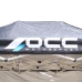 Tente OCC Motorsport Racing Noir Polyester 420D Oxford 3 x 2 m Fenêtre