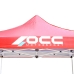 Tenda OCC Motorsport Racing Rosso Poliestere 420D Oxford 3 x 3 m