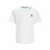 T-Shirt met Korte Mouwen voor kinderen Jack & Jones Jorcole Back Print Wit Groen